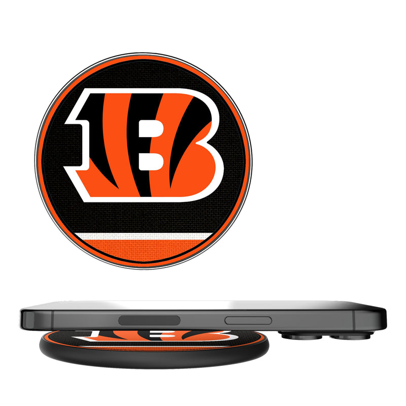 Cincinnati Bengals Stripe 15-Watt Wireless Charger