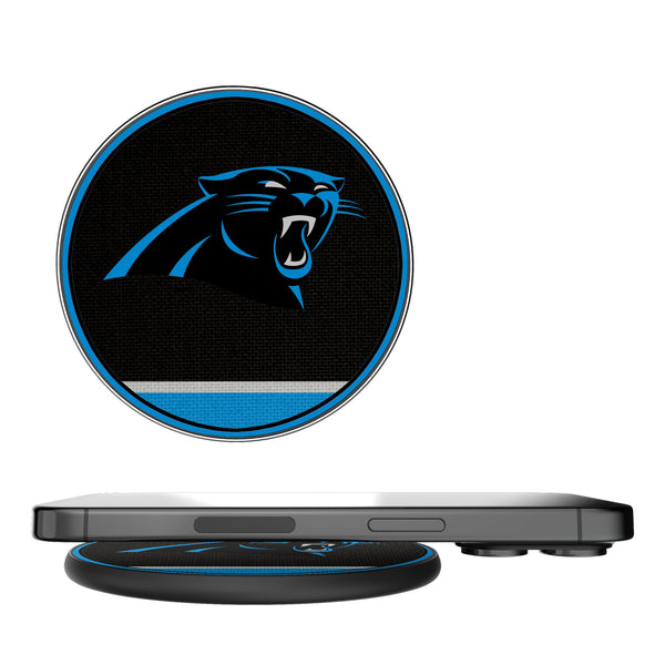 Carolina Panthers Stripe 15-Watt Wireless Charger