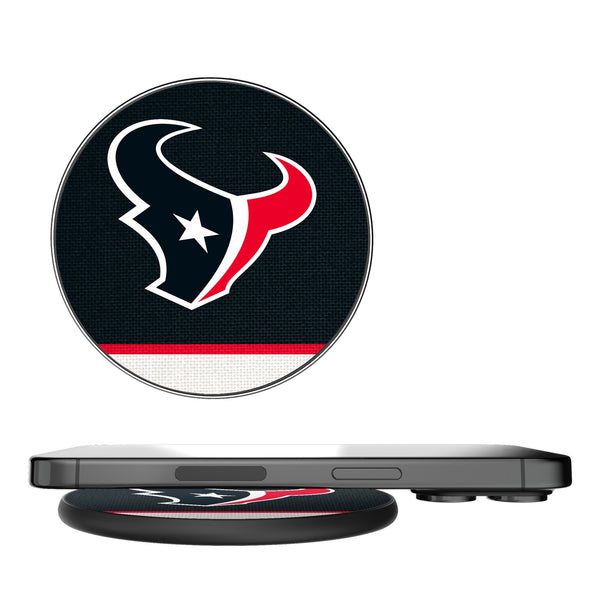 Houston Texans Stripe 15-Watt Wireless Charger