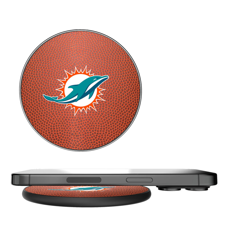 Miami Dolphins Football 15-Watt Wireless Charger