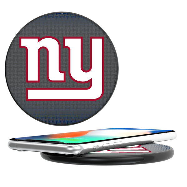 New York Giants Linen 15-Watt Wireless Charger