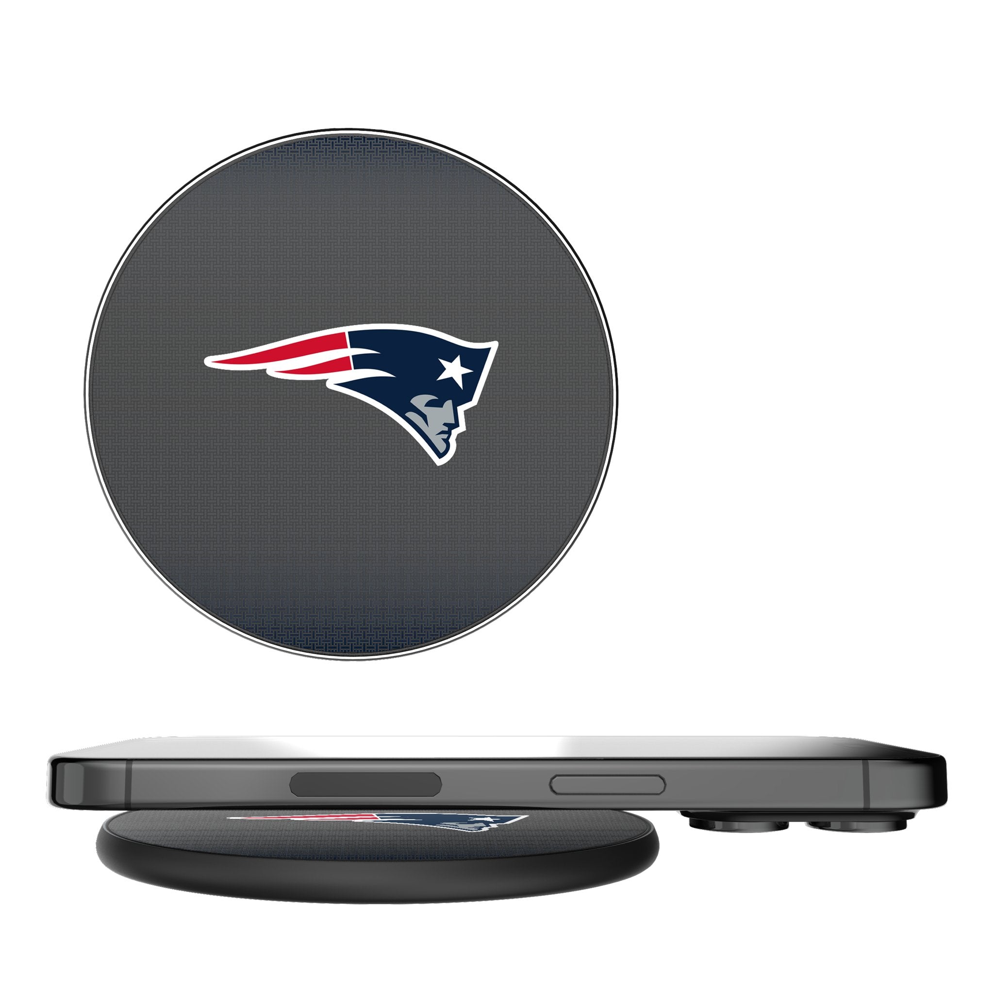 New England Patriots Linen 15-Watt Wireless Charger