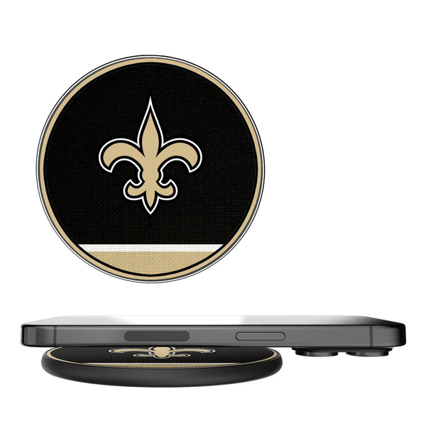 New Orleans Saints Stripe 15-Watt Wireless Charger