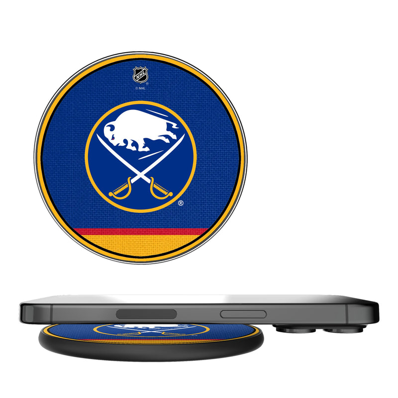 Buffalo Sabres Stripe 15-Watt Wireless Charger