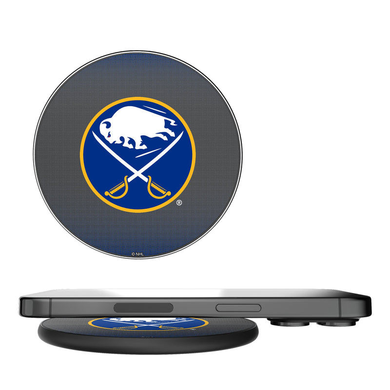 Buffalo Sabres Linen 15-Watt Wireless Charger