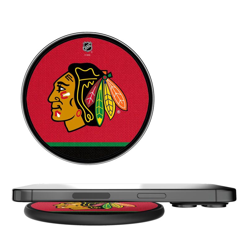 Chicago Blackhawks Stripe 15-Watt Wireless Charger
