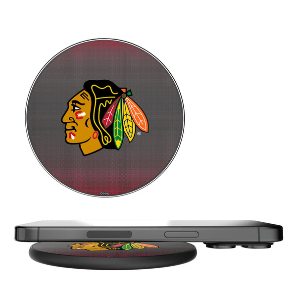 Chicago Blackhawks Linen 15-Watt Wireless Charger