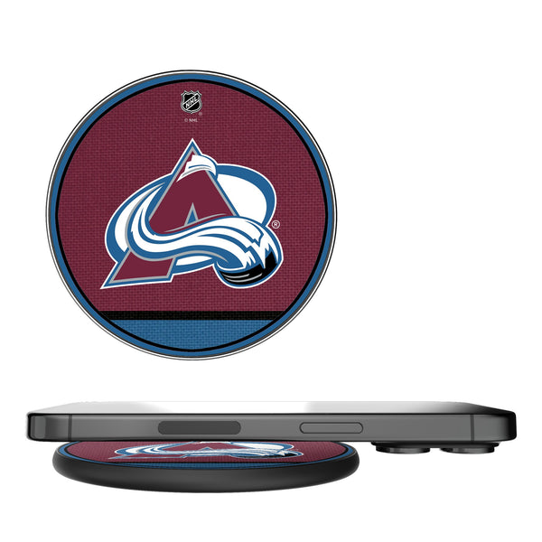 Colorado Avalanche Stripe 15-Watt Wireless Charger