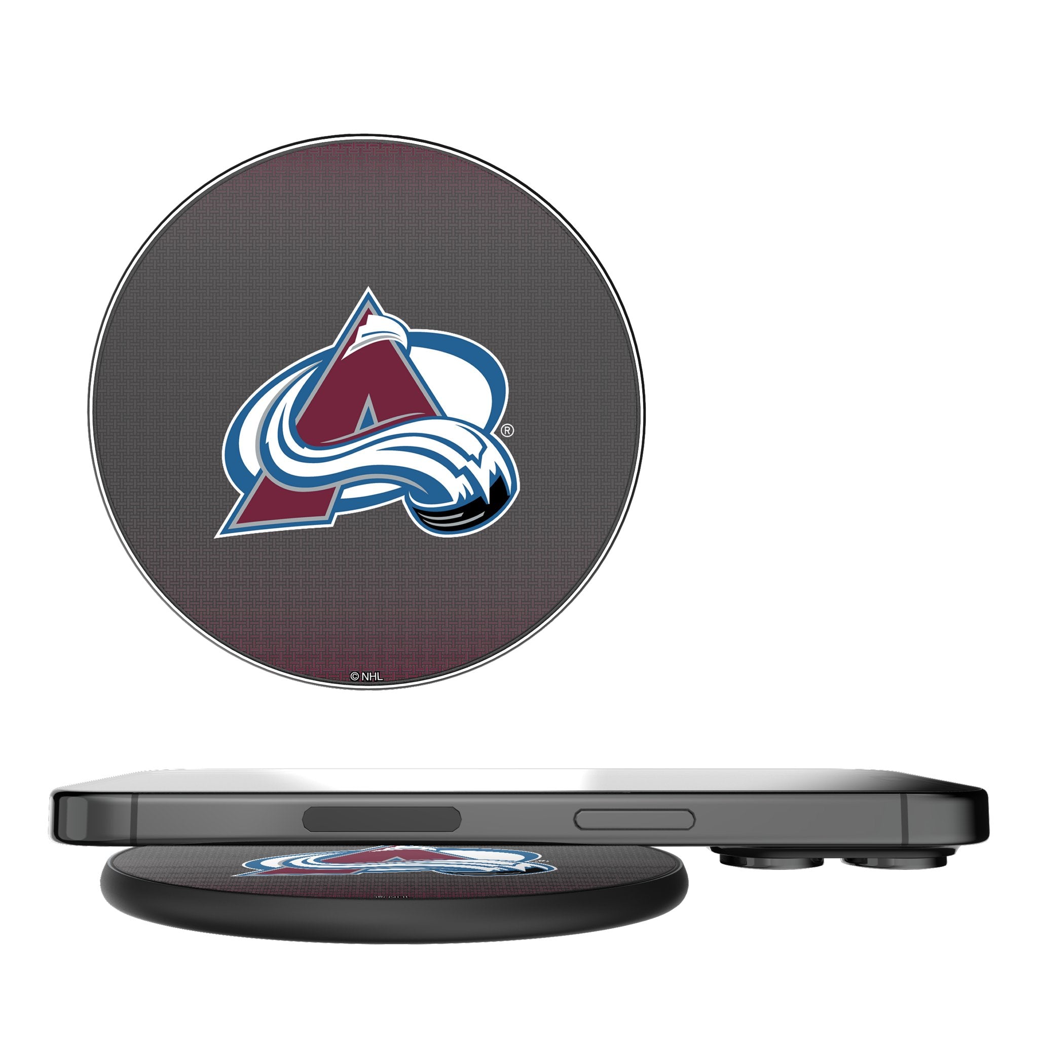 Colorado Avalanche Linen 15-Watt Wireless Charger