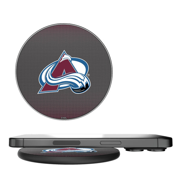 Colorado Avalanche Linen 15-Watt Wireless Charger