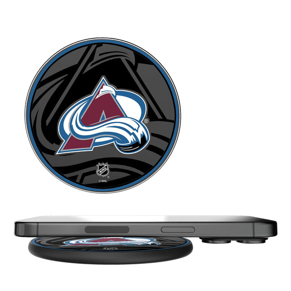Colorado Avalanche Monocolor Tilt 15-Watt Wireless Charger
