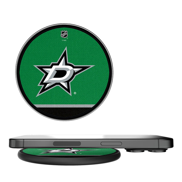 Dallas Stars Stripe 15-Watt Wireless Charger