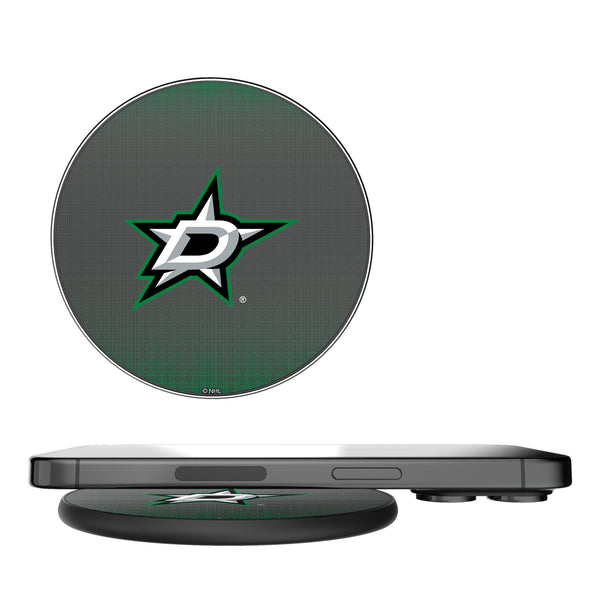 Dallas Stars Linen 15-Watt Wireless Charger