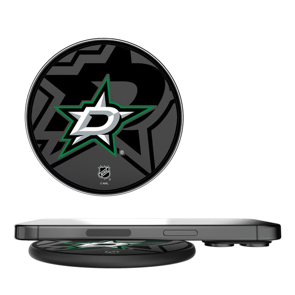 Dallas Stars Monocolor Tilt 15-Watt Wireless Charger