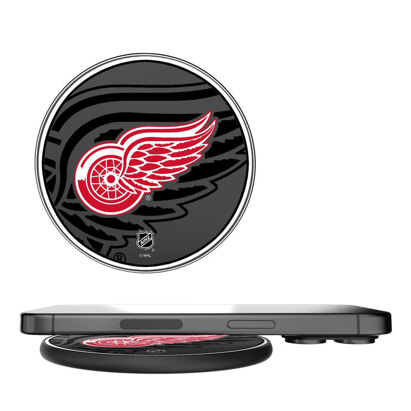 Detroit Red Wings Monocolor Tilt 15-Watt Wireless Charger
