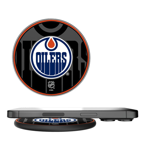 Edmonton Oilers Monocolor Tilt 15-Watt Wireless Charger