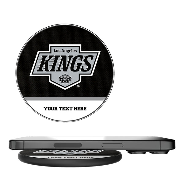LA Kings Personalized Endzone Solid 15-Watt Wireless Charger