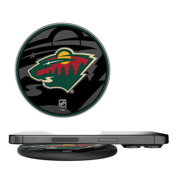 Minnesota Wild Monocolor Tilt 15-Watt Wireless Charger
