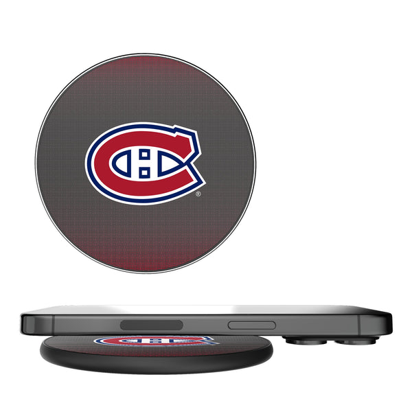 Montreal Canadiens Linen 15-Watt Wireless Charger