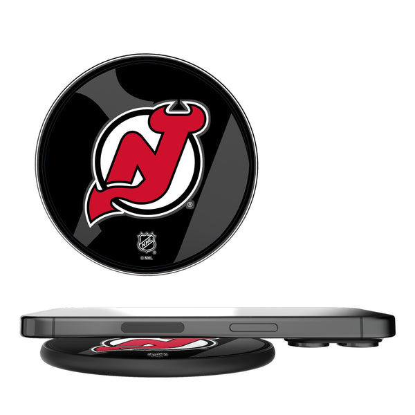 New Jersey Devils Monocolor Tilt 15-Watt Wireless Charger