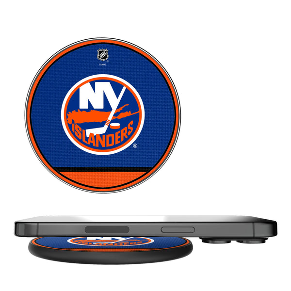 New York Islanders Stripe 15-Watt Wireless Charger
