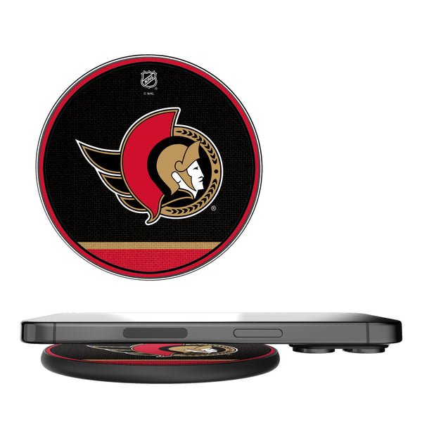 Ottawa Senators Stripe 15-Watt Wireless Charger