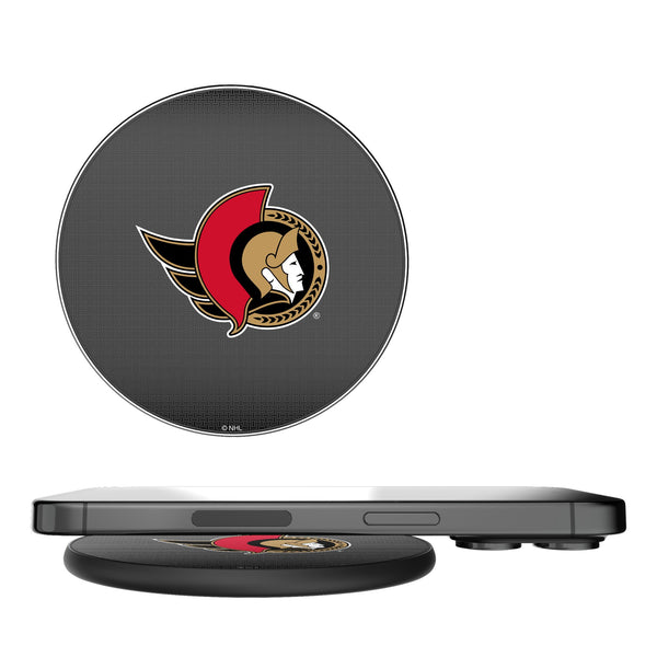 Ottawa Senators Linen 15-Watt Wireless Charger