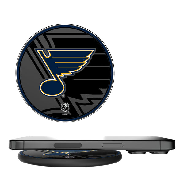 St. Louis Blues Monocolor Tilt 15-Watt Wireless Charger