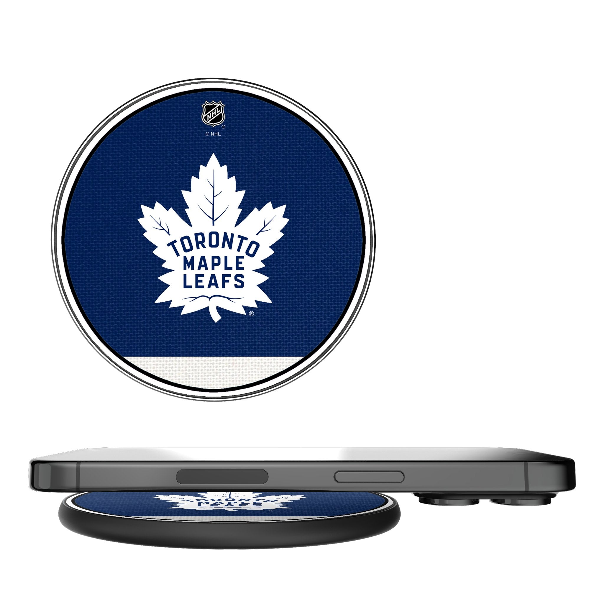 Toronto Maple Leafs Stripe 15-Watt Wireless Charger