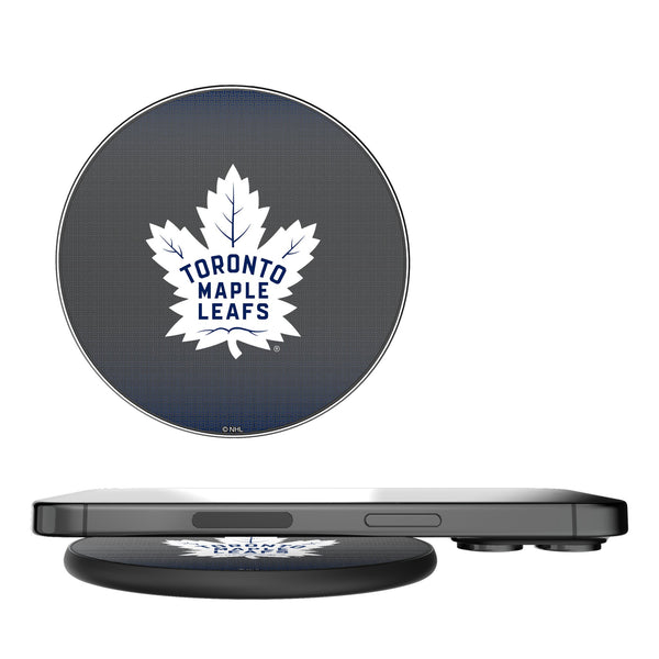 Toronto Maple Leafs Linen 15-Watt Wireless Charger