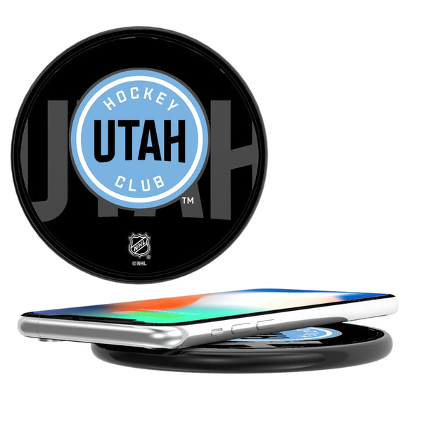 Utah Hockey Club Monocolor Tilt 15-Watt Wireless Charger