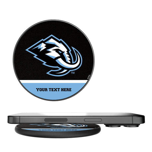 Utah Mammoth Personalized Endzone Solid 15-Watt Wireless Charger