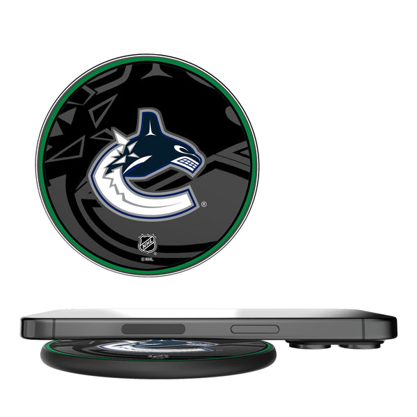Vancouver Canucks Monocolor Tilt 15-Watt Wireless Charger