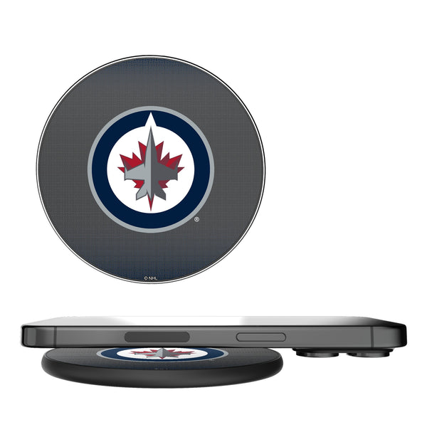 Winnipeg Jets Linen 15-Watt Wireless Charger