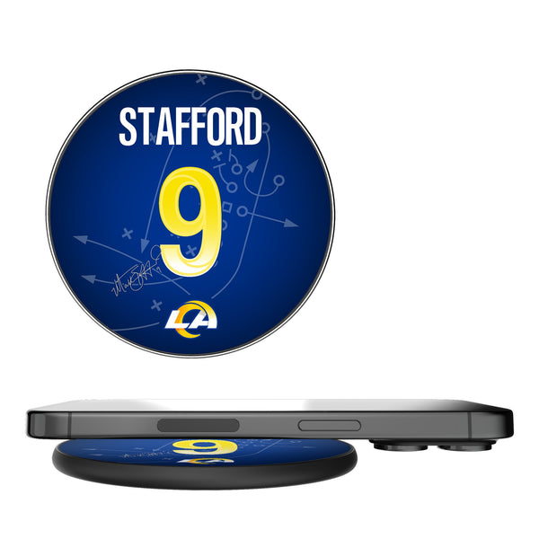 Matthew Stafford Los Angeles Rams 9 Ready 15-Watt Wireless Charger