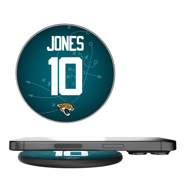Mac Jones Jacksonville Jaguars 10 Ready 15-Watt Wireless Charger