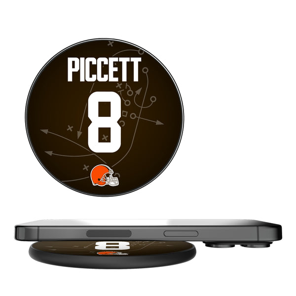 Kenny Pickett Cleveland Browns 8 Game Tactic 15-Watt Wireless Charger