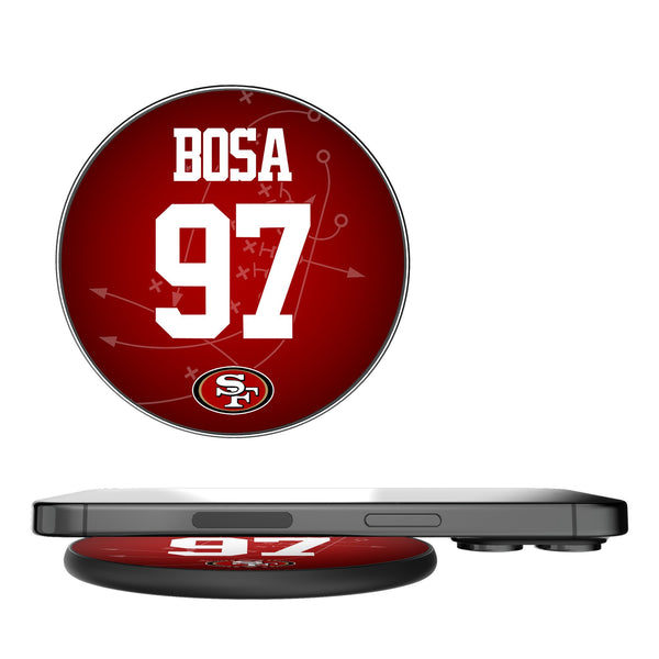 Nick Bosa San Francisco 49ers 97 Ready 15-Watt Wireless Charger