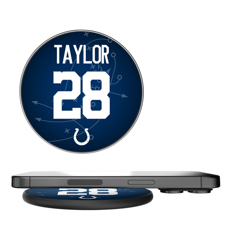 Jonathan Taylor Indianapolis Colts 28 Ready 15-Watt Wireless Charger