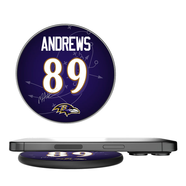 Mark Andrews Baltimore Ravens 89 Ready 15-Watt Wireless Charger