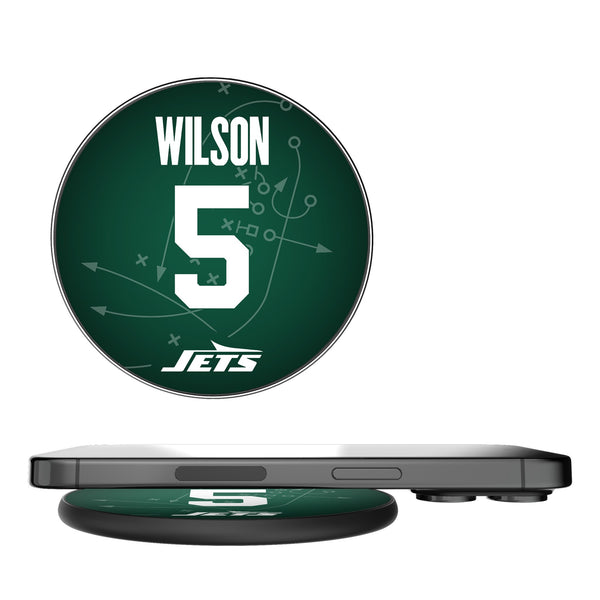 Garrett Wilson New York Jets 5 Ready 15-Watt Wireless Charger