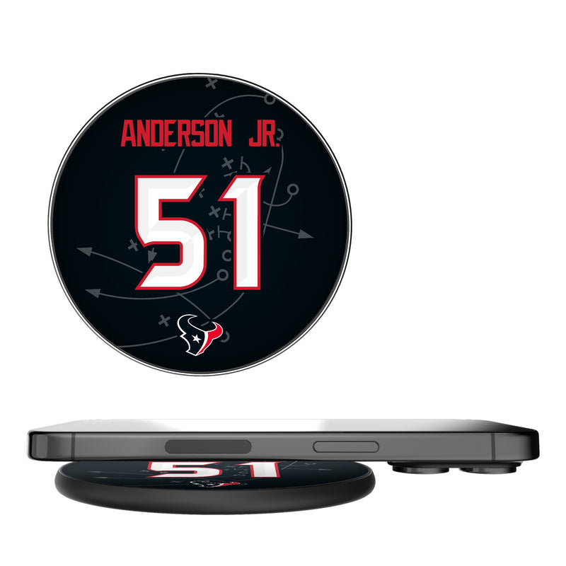 Will Anderson Jr. Houston Texans 51 Ready 15-Watt Wireless Charger