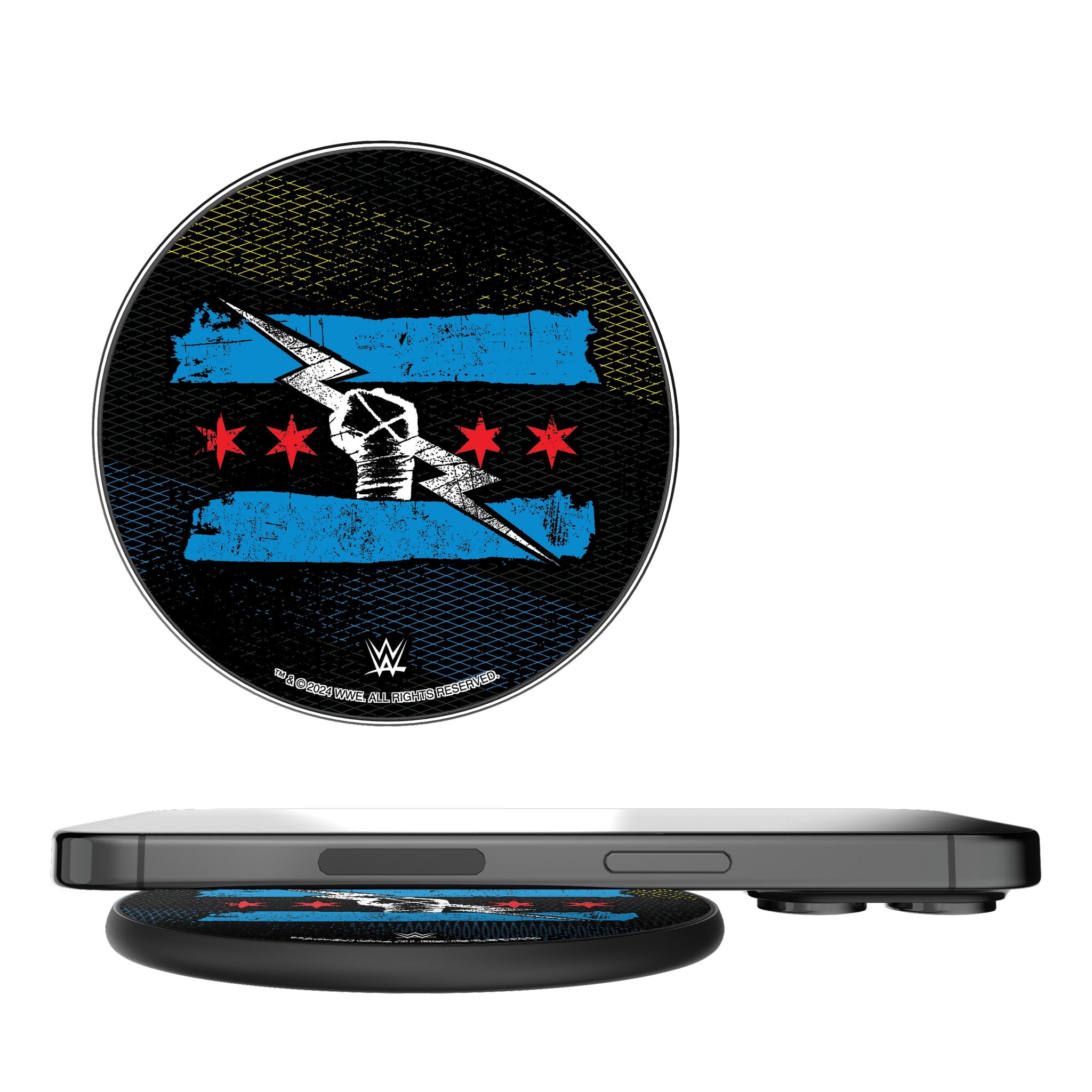 CM Punk Steel 15-Watt Wireless Charger