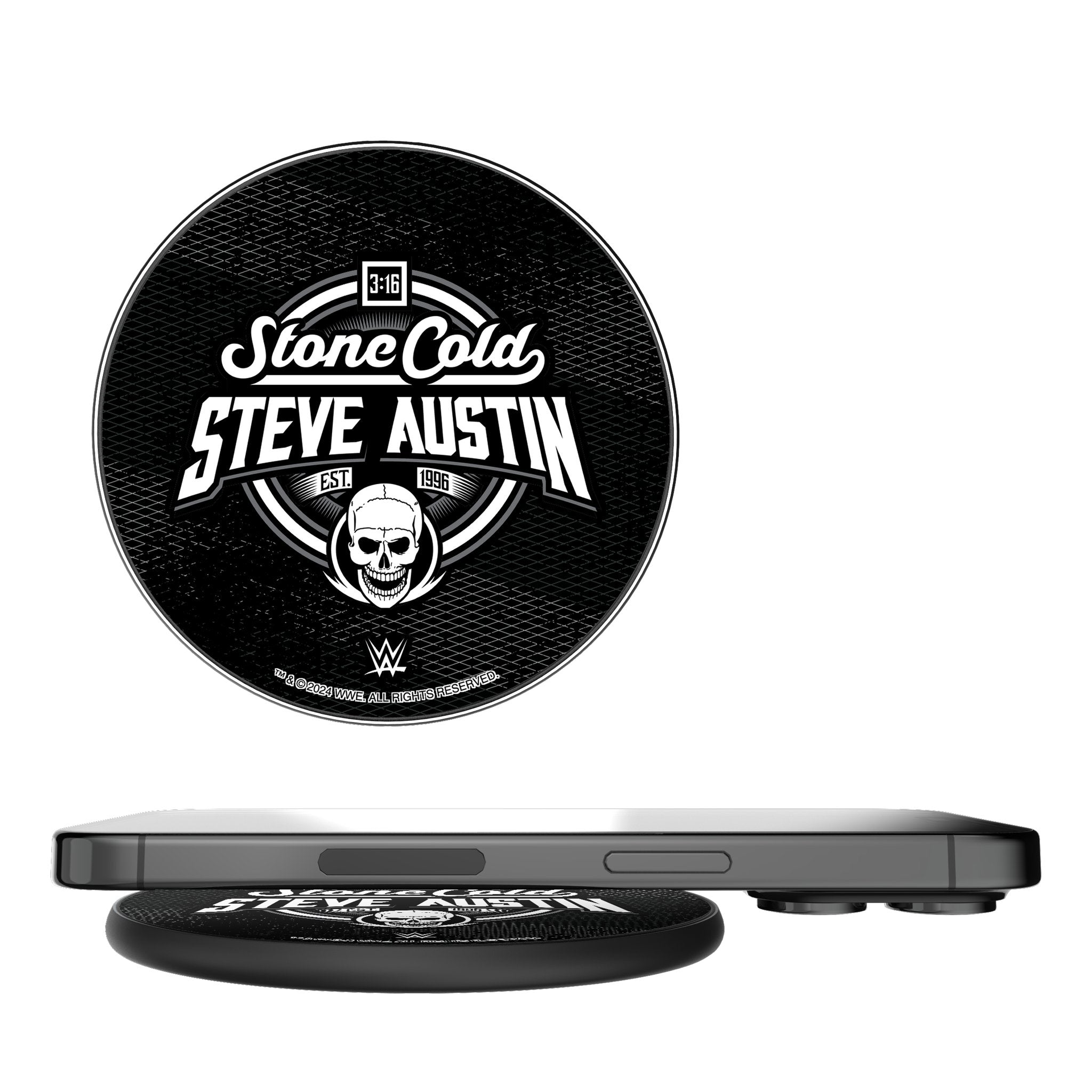 Stone Cold Steve Austin Steel 15-Watt Wireless Charger