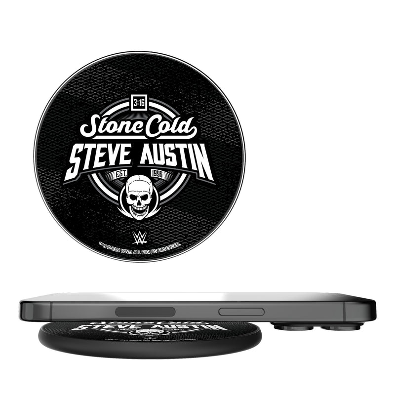 Stone Cold Steve Austin Steel 15-Watt Wireless Charger