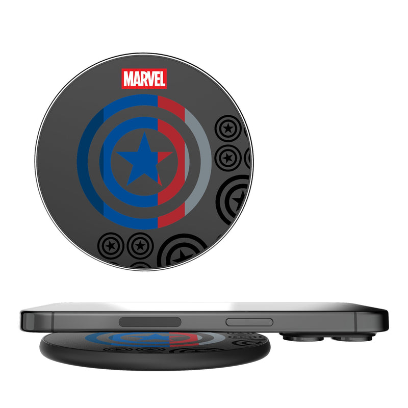 Marvel Avengers Captain America Sigil 15-Watt Wireless Charger