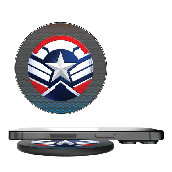 Marvel Avengers Sam Wilson Captain America Grid 15-Watt Wireless Charger