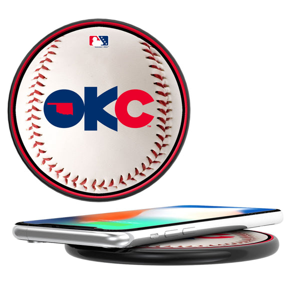 Oklahoma City Baseball Club Baseball 15-Watt Wireless Charger