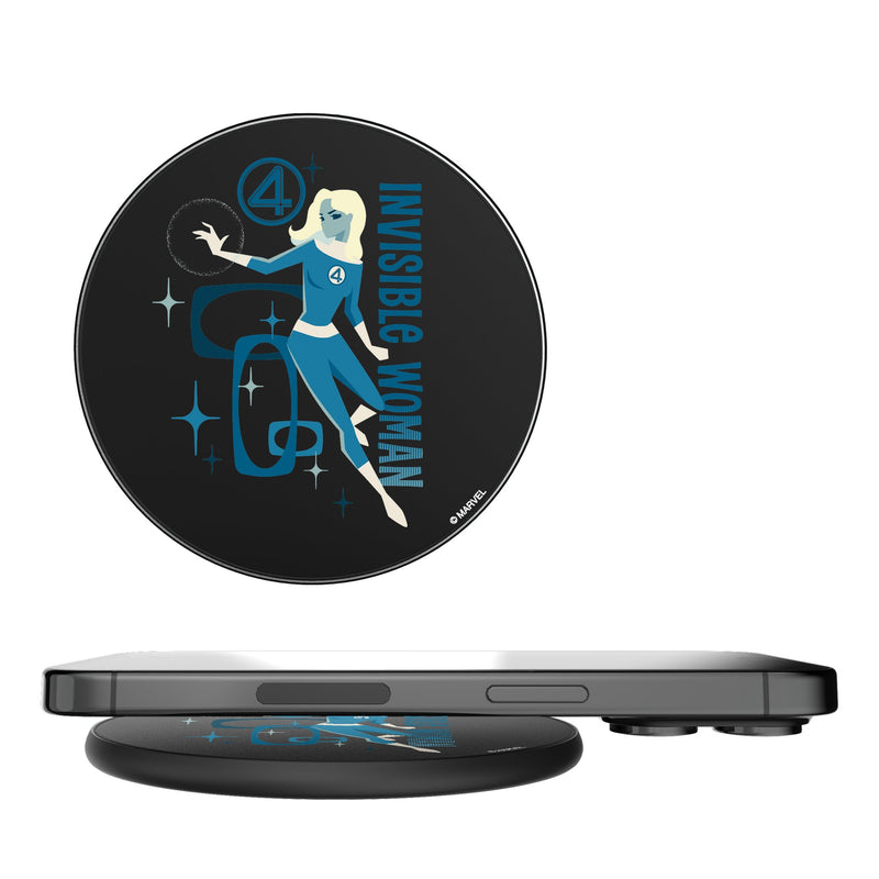 Marvel Invisible Woman Badge 15-Watt Wireless Charger