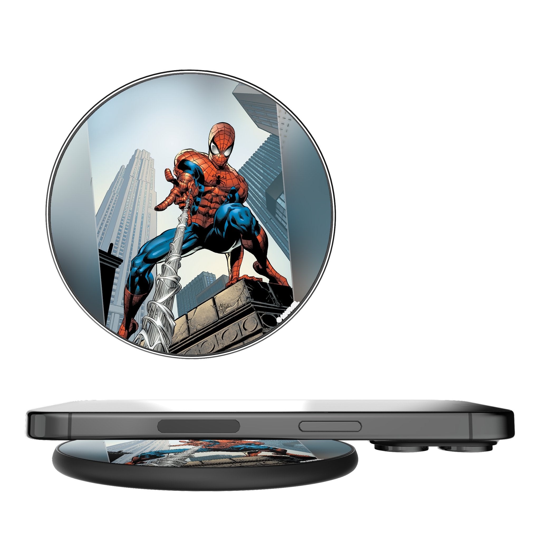 Marvel Spider-Man Cover Art 15-Watt Wireless Charger